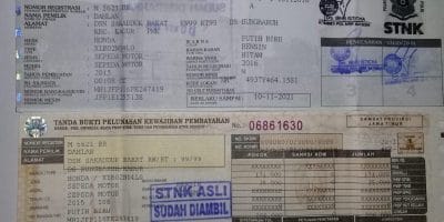 Pembayaran Pajak Kendaraan